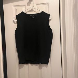 Black sweater vest